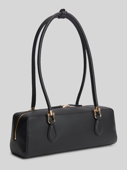 Tommy Hilfiger Henkeltasche in Leder-Optik Modell 'TH GRACE SHOULDER BAG' Black 4