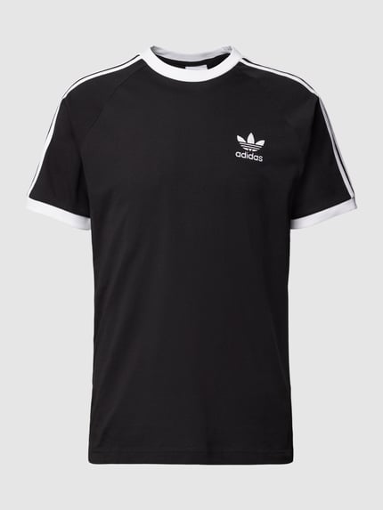 adidas Originals T-shirt met labelstitching Zwart - 2