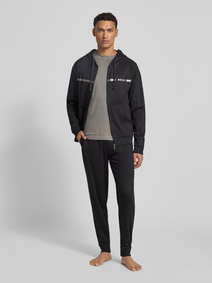 BOSS Regular Fit Jogginghose aus reiner Baumwolle Modell 'AUTHENTIC PANTS' Black 1