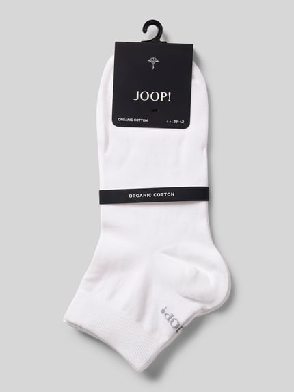JOOP! COLLECTION Sneakersokken met labeldetail Wit - 3