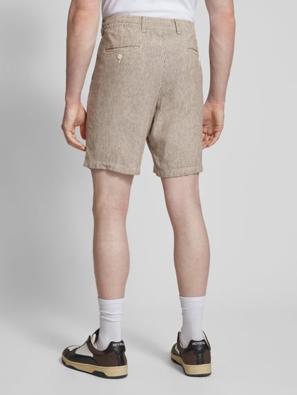 JACK & JONES Regular Fit Shorts mit Tunnelzug Modell 'MYKONOS' Taupe 5