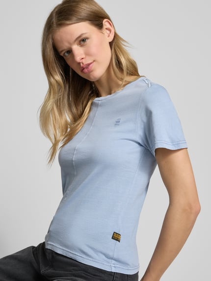 G-Star RAW T-shirt z wyhaftowanym logo Czarny 3
