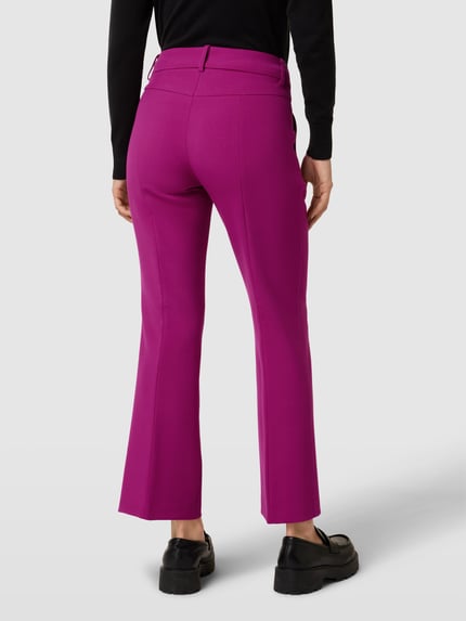 CAMBIO Broek met Franse steekzakken, model 'FARAH' Felroze - 5