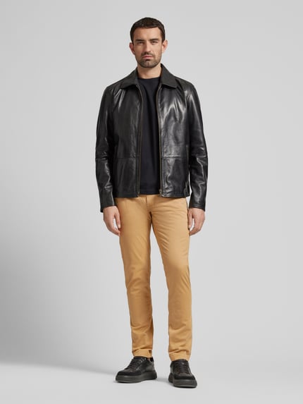 Tommy Jeans Slim Fit Chino aus Baumwoll-Mix Modell 'SCANTON' Beige 1