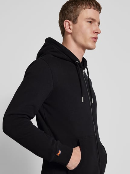 Superdry Sweatjacke mit Kapuze Black 3
