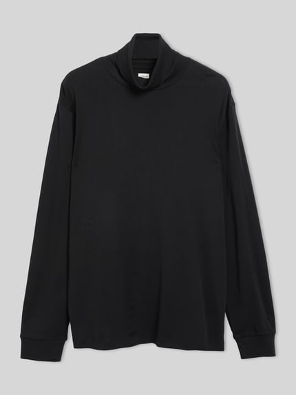 s.Oliver RED LABEL Langarmshirt mit Rollkragen Jersey Black 2