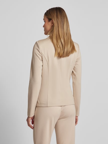 ICHI Slim fit blazer met paspelzakken, model 'KATE' Beige - 5