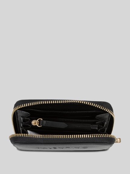 Valentino Bags Portemonnaie mit umlaufendem Reißverschluss Modell 'BIANKA RE' Black 3