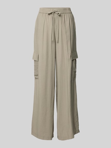 Jake*s Casual Wide Leg Cargohose mit elastischem Bund Mud 2