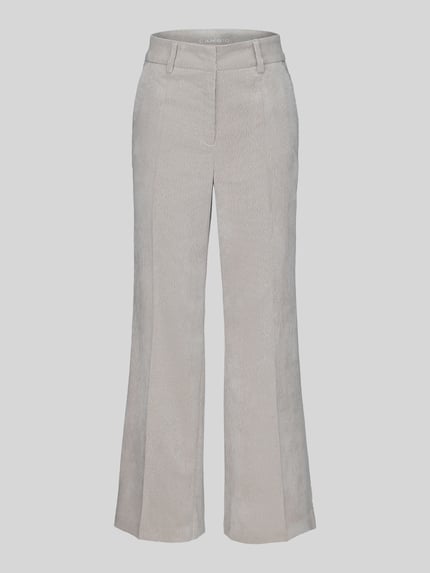 CAMBIO Regular Fit Cordhose mit angedeuteten Taschen Modell 'AMELIE' Kitt 2