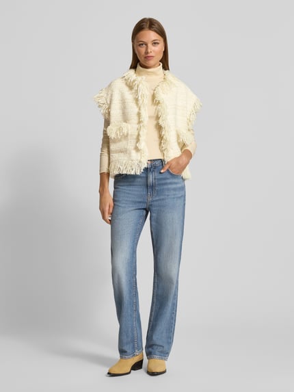 Essentiel Antwerp Comfort Fit Weste mit Woll-Anteil Modell 'ISHANI-I1SA' Offwhite 1