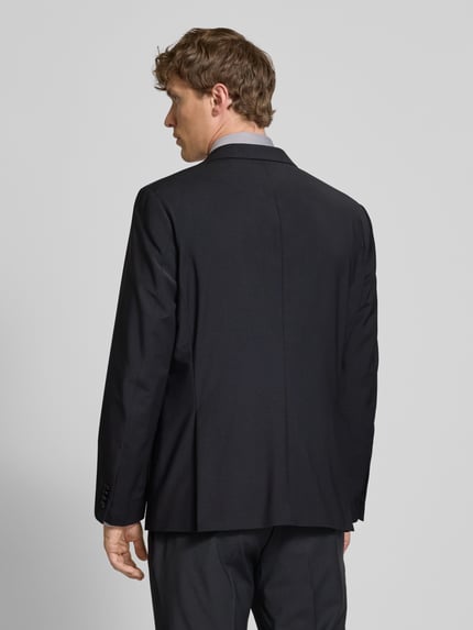 Christian Berg Men 2-Knopf-Sakko Comfort Fit mit Woll-Anteil Black 5
