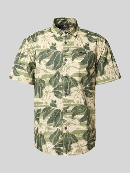 O'Neill Slim Fit Freizeithemd mit Label-Stitching Oliv 2