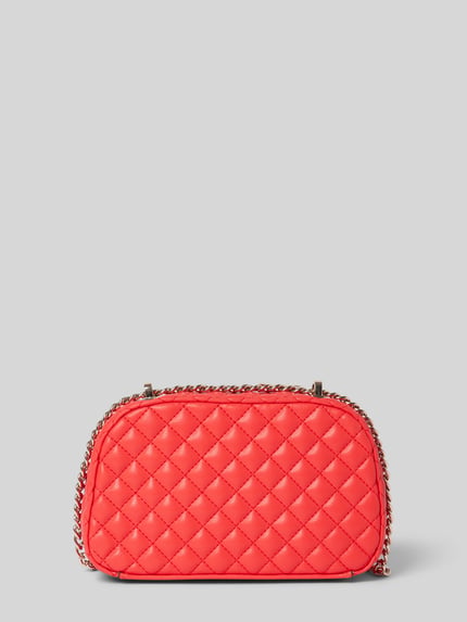 GUESS Handtasche mit Steppnähte Modell 'ECO RIANEE MINI' Rot 4