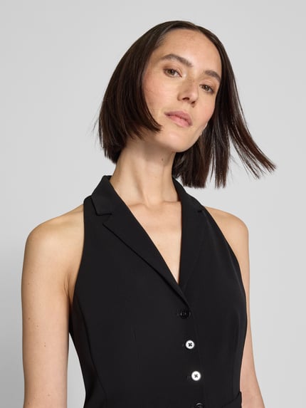Lauren Ralph Lauren Abendkleid mit Reverskragen Modell 'Jillabret' Black 3
