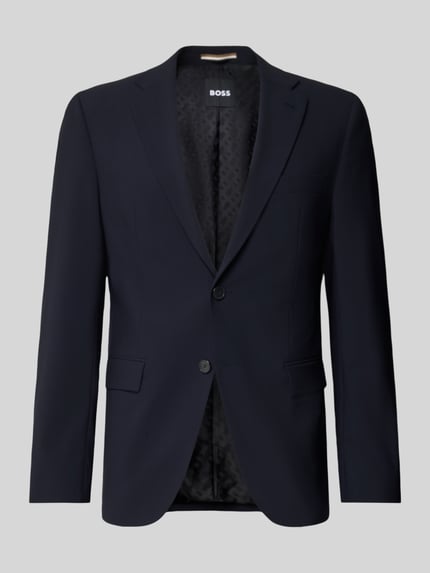 BOSS Slim Fit Anzugsakko aus Schurwoll-Mix Modell 'HARVEY' Marine 2