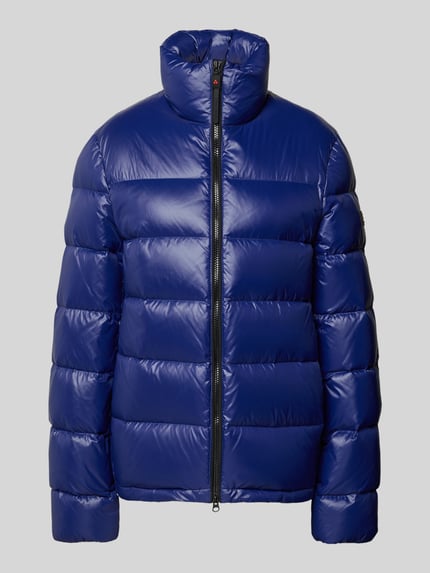 Produktfoto, Steppjacke mit Stehkragen Modell 'KEKE' von Peuterey in Blau, Zweiwege-Reißverschluss, glatte Oberfläche, Regular Fit