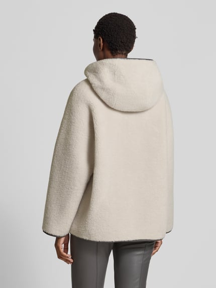 OAKWOOD Teddyjacke mit Kapuze Modell 'SEOUL' Beige 5