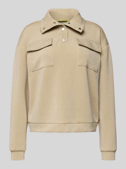 Sweatshirt met opstaande kraag Shop The Look MANNEQUINE