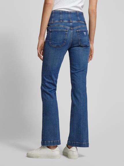GUESS Flared jeans met knoopsluiting Jeansblauw - 5