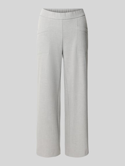TONI Stoffen broek met verkorte pasvorm, model 'SUE' Lichtgrijs gemêleerd - 2