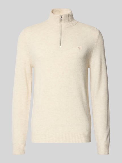MCNEAL Strickpullover aus Lammwolle Kitt Melange 2