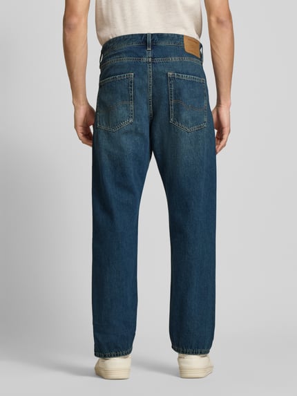JACK & JONES Relaxed fit Jeans in Used-look Model 'CHRIS' Donkerblauw - 5