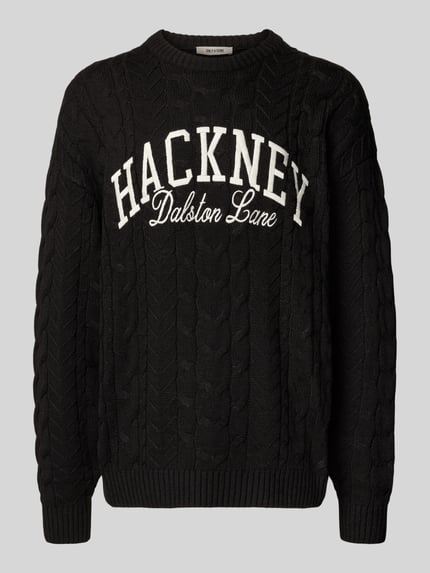 ONLY & SONS Regular Fit Strickpullover aus Baumwoll-Mix Modell 'MACK' Black 2
