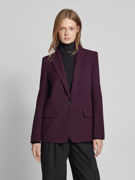 Luisa Cerano Blazer met reverskraag Bordeaux - 4