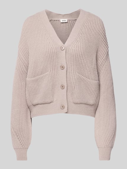 DRYKORN Oversized Strickjacke mit Woll-Anteil Sand 2