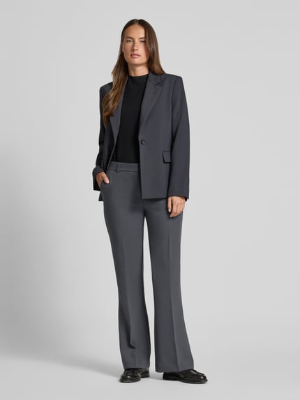 someday. Flared Cut Hose mit Bügelfalten Modell 'Cleona classic' Graphit 1