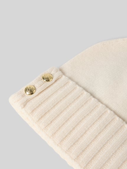 Lauren Ralph Lauren Beanie met labeldetail Offwhite - 2