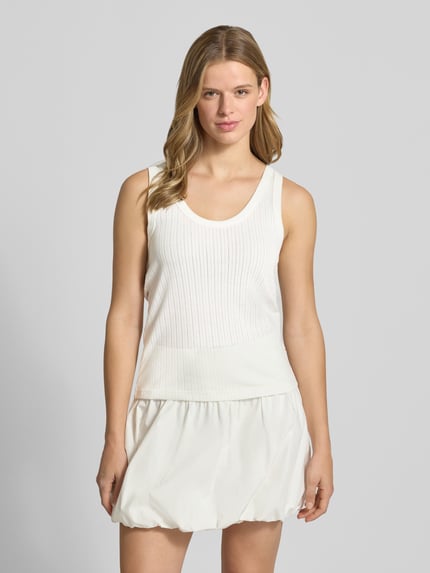 Marc O'Polo DENIM Regular-Fit Tanktop aus reiner Baumwolle Offwhite 4