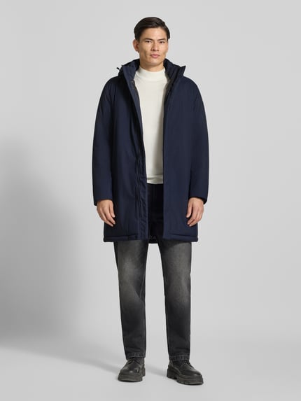BOSS Regular Fit Parka mit Kapuze Modell 'Crauler' Marine 1