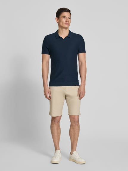 s.Oliver RED LABEL Regular Fit Poloshirt aus reiner Baumwolle Marine 1