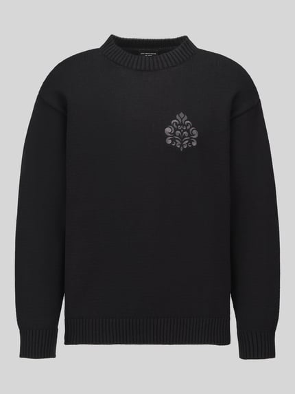 Don´t Waste Culture Sweatshirt mit Logo-Print Modell 'AROLOA' Black 2
