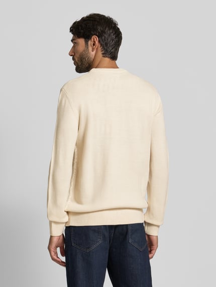 Montego Strickpullover mit gerippten Abschlüssen Sand 5