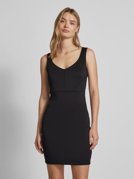 GUESS Minikleid mit Teilungsnähten Modell 'RAE' Black 4