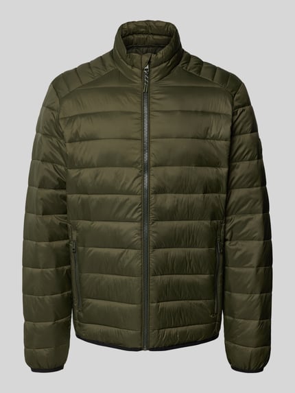 JACK & JONES Gewatteerd jack met ritssluiting, model 'BRADLEY' Olijfgroen - 2