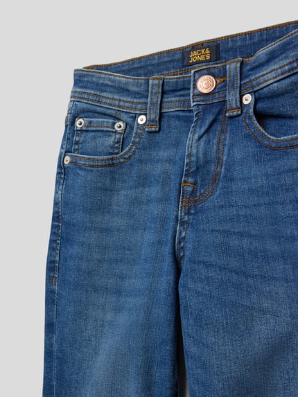 JACK & JONES Regular fit jeans in 5-pocketmodel, model 'CLARK' Blauw - 2