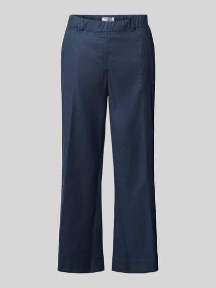 Raphaela By Brax Regular Fit Culotte aus Leinen-Mix Modell 'PAM' Marine 2