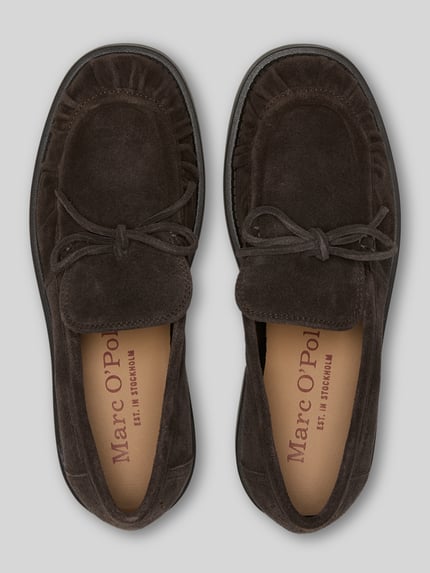 Marc O'Polo Loafer aus echtem Rindsleder Modell 'Erin 3' Dunkelbraun 4