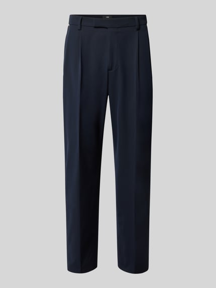 Tapered Fit Hose mit Viskose-Anteil Modell 'Servo' Shop The Look MANNEQUINE