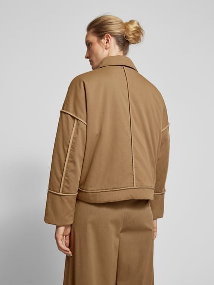 Jake*s Studio Woman Hemdjacke mit Umlegekragen Mud 5