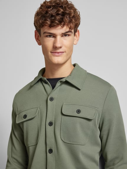 ONLY & SONS Vrijetijdsoverhemd met Knoopsluiting Model 'NEWKODYL' Kaki - 3