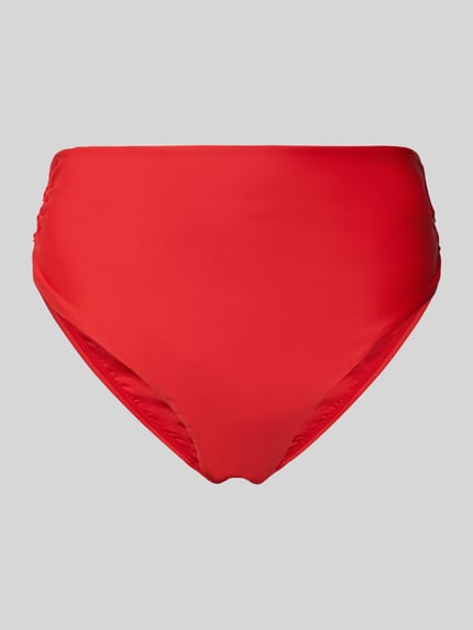 Barts High waist bikinibroekje met plooien, model 'Kelli' Rood - 1