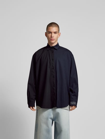 VETEMENTS Vrijetijdsoverhemd met knoopsluiting Zwart - 4