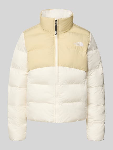 The North Face Kurtka pikowana z detalem z logo model ‘Saikuru’ Złamany biały 2