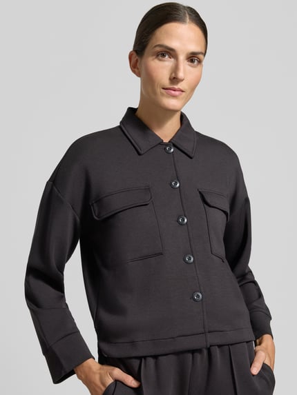 Marc O'Polo Hemdjacke mit Brusttaschen Modell 'OVERSHIRT' Black 3