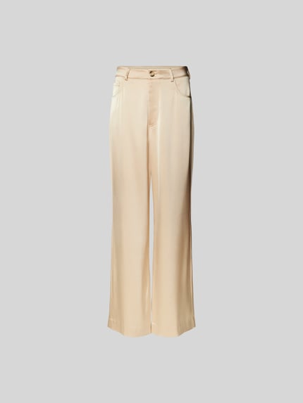 Stoffen broek in 5-pocketmodel Shop The Look MANNEQUINE